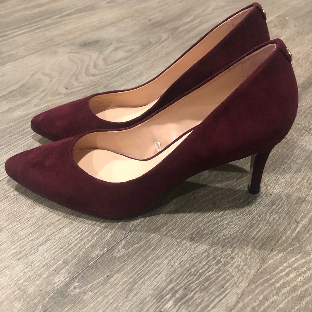 Kate Spade Genuine Suede Heels, brand new